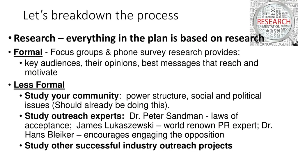 let s breakdown the process