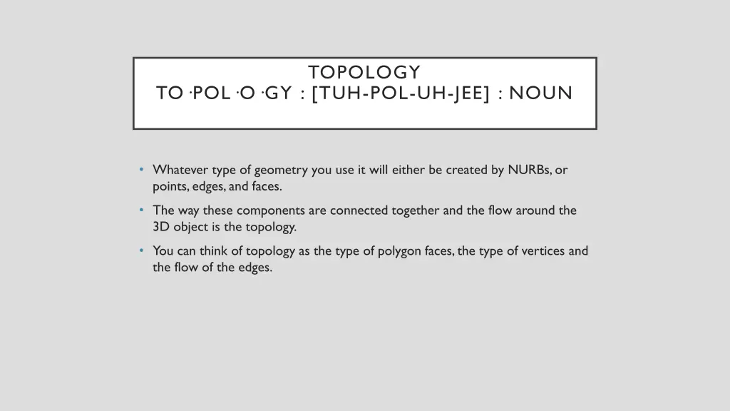 topology