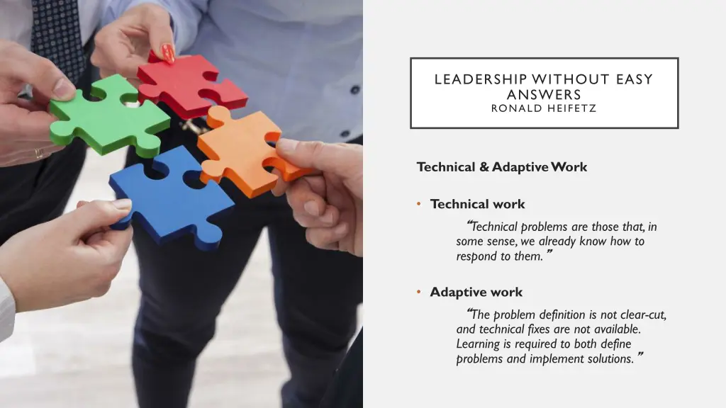 leadership without easy answers ronald heifetz