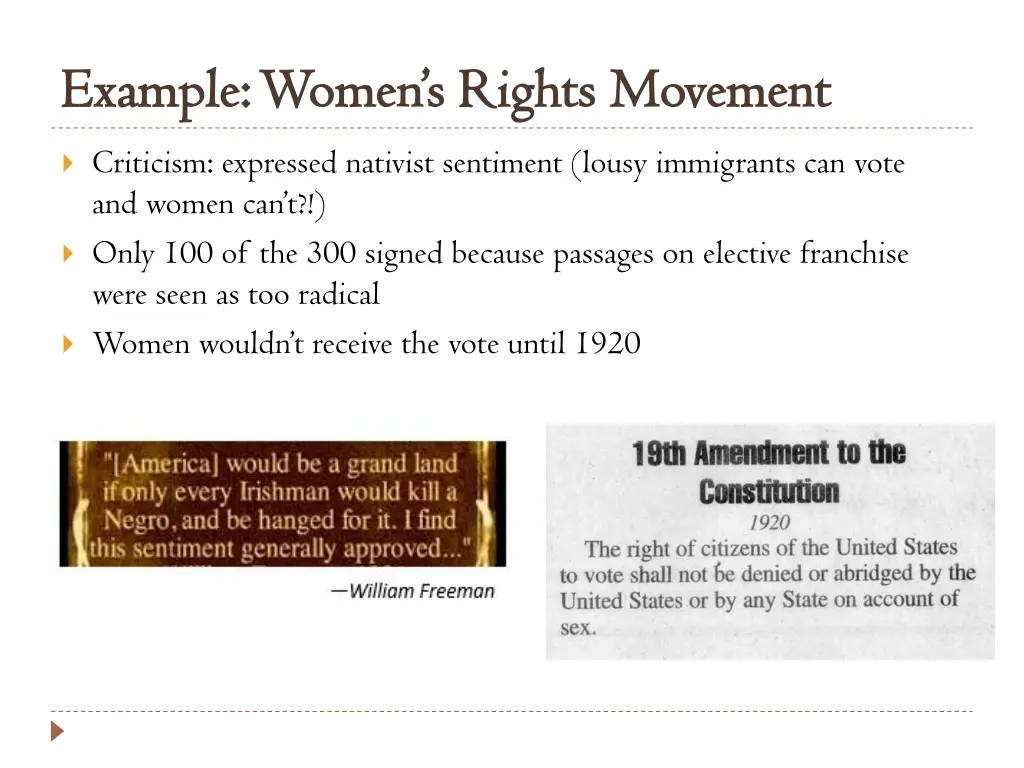 example women s rights movement example women 1