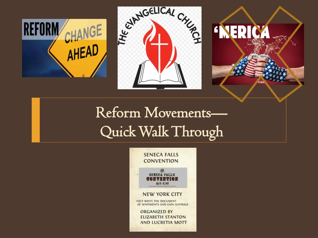 reform movements reform movements quick walk