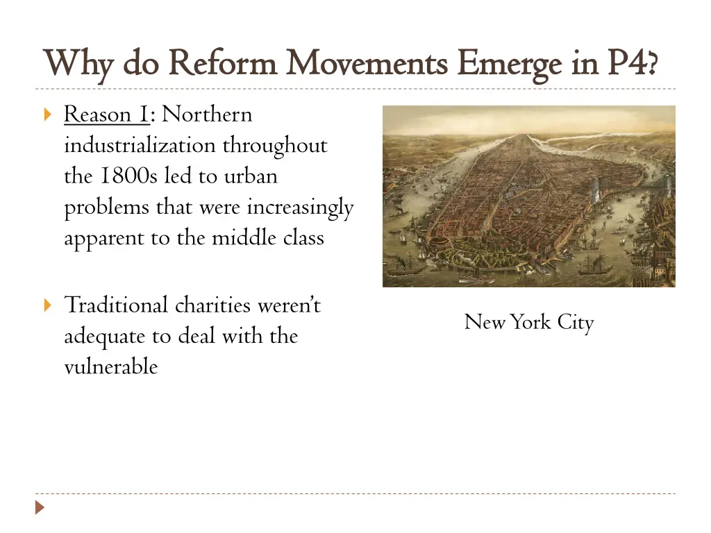 why do reform movements emerge