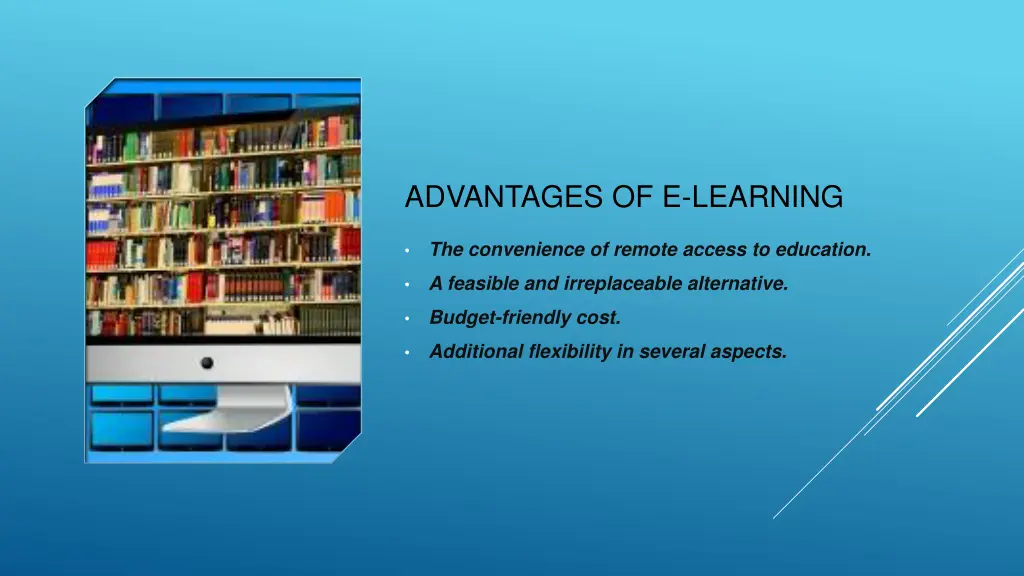 advantages of e learning