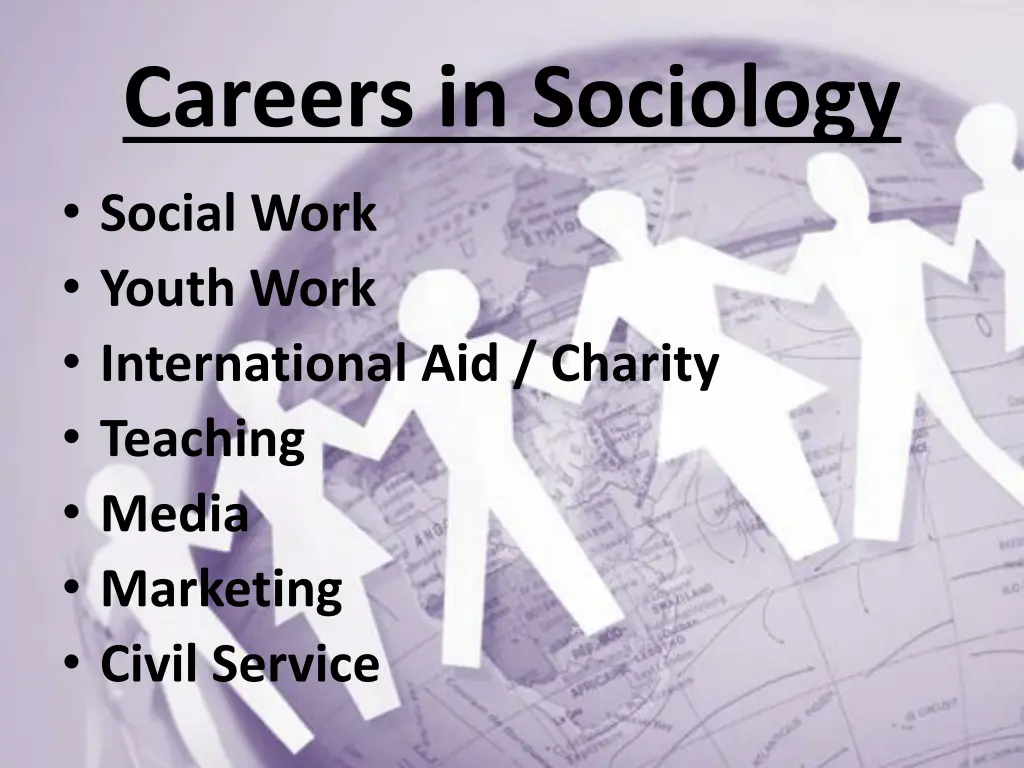 careers in sociology