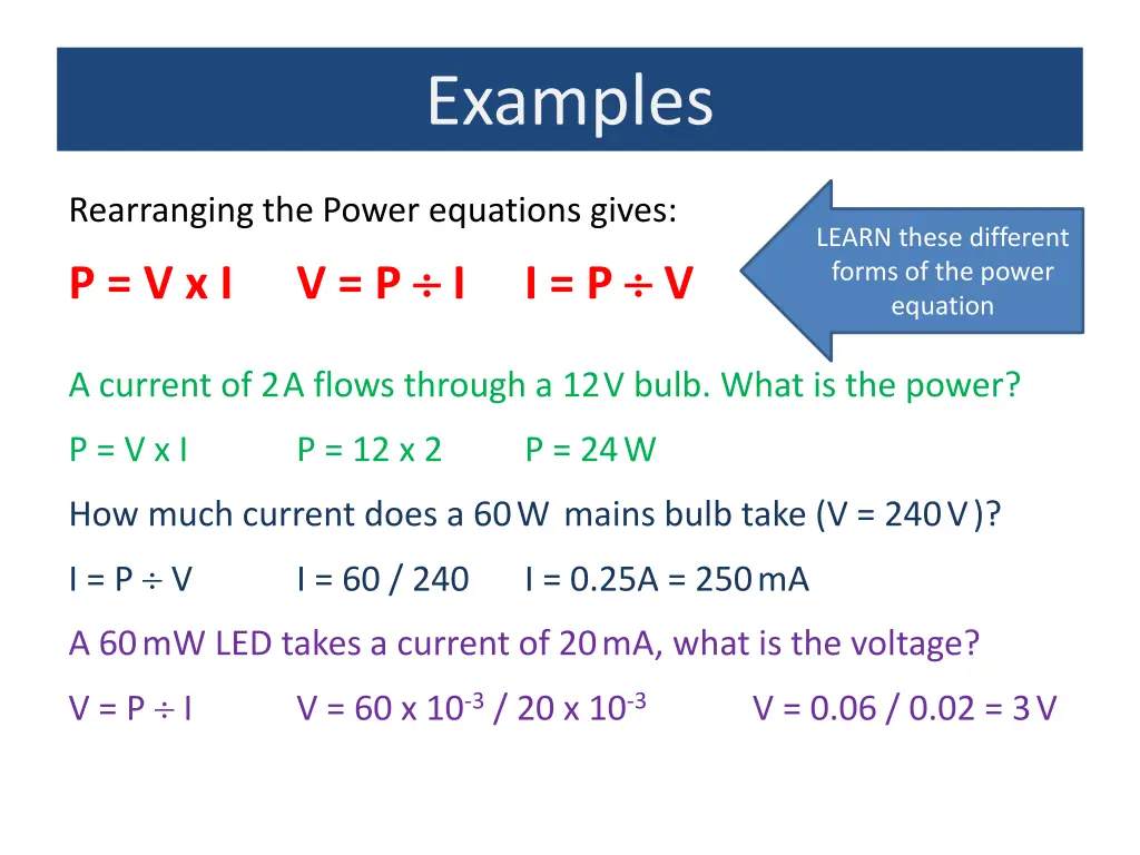 examples
