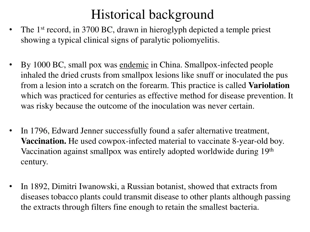 historical background