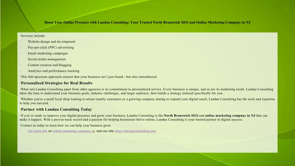 boost your online presence with landau consulting 1