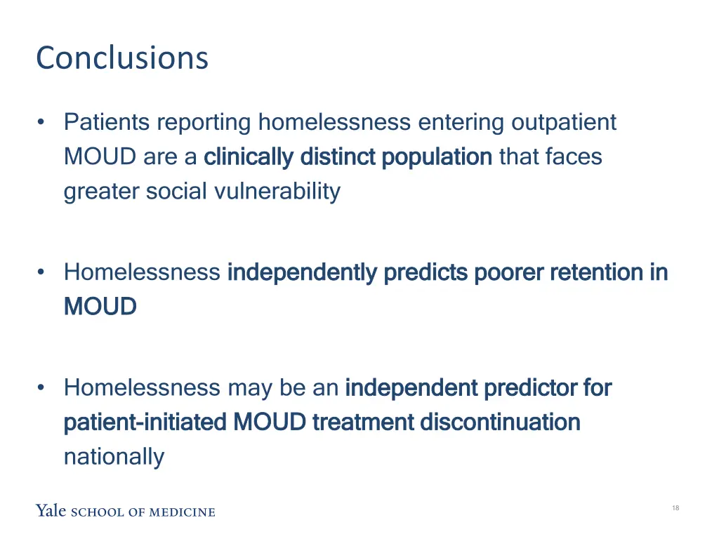 conclusions