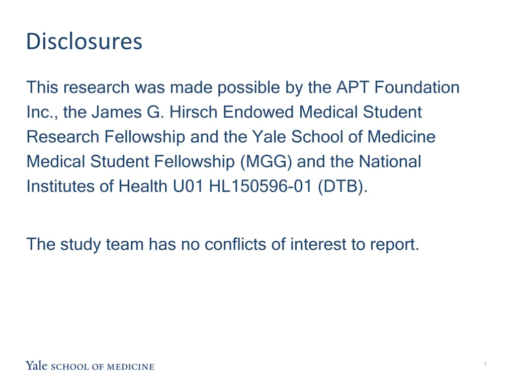 disclosures