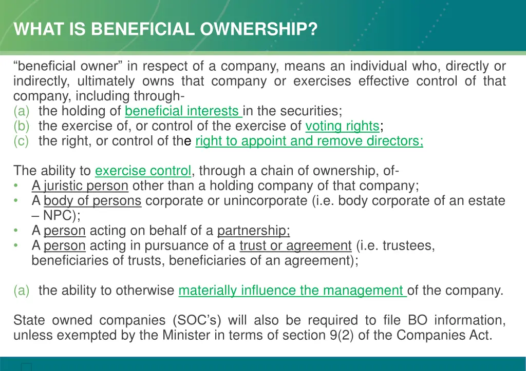 what is beneficial ownership