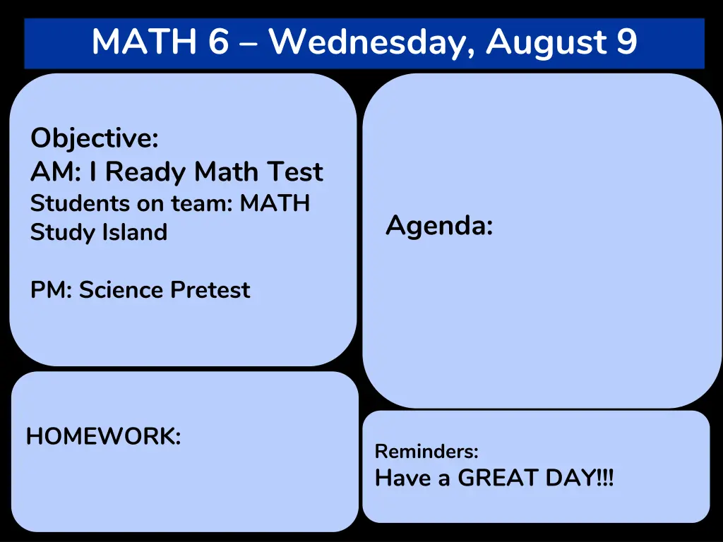 math 6 wednesday august 9