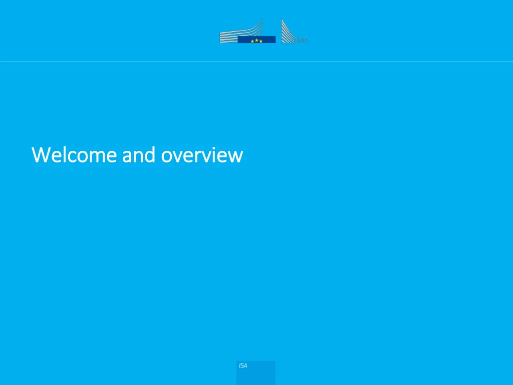 welcome and overview welcome and overview