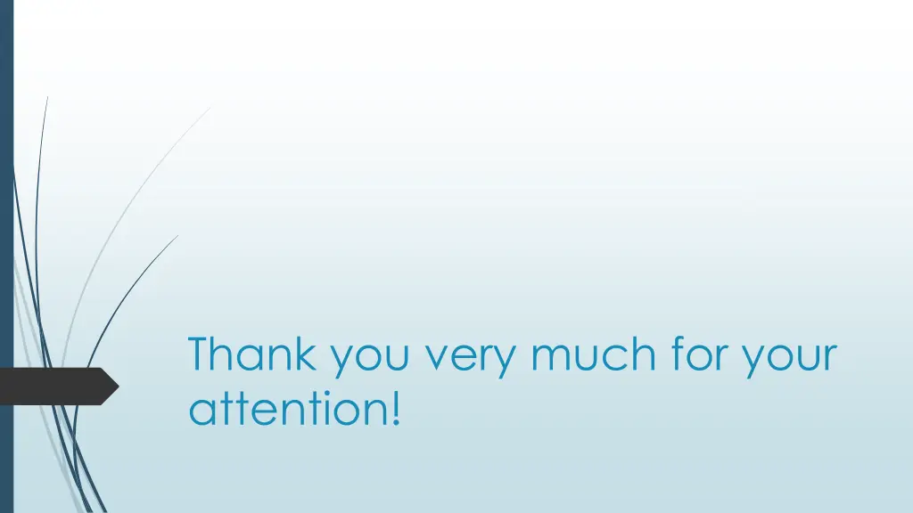 thank you very much for your attention