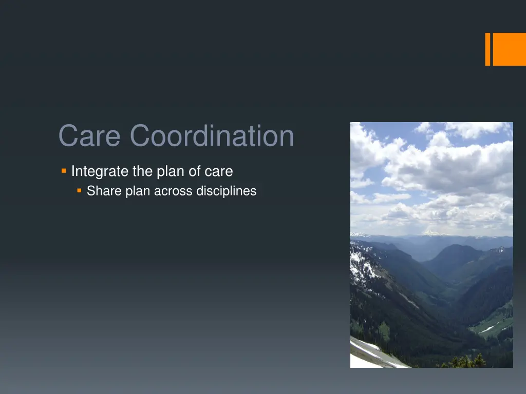 care coordination