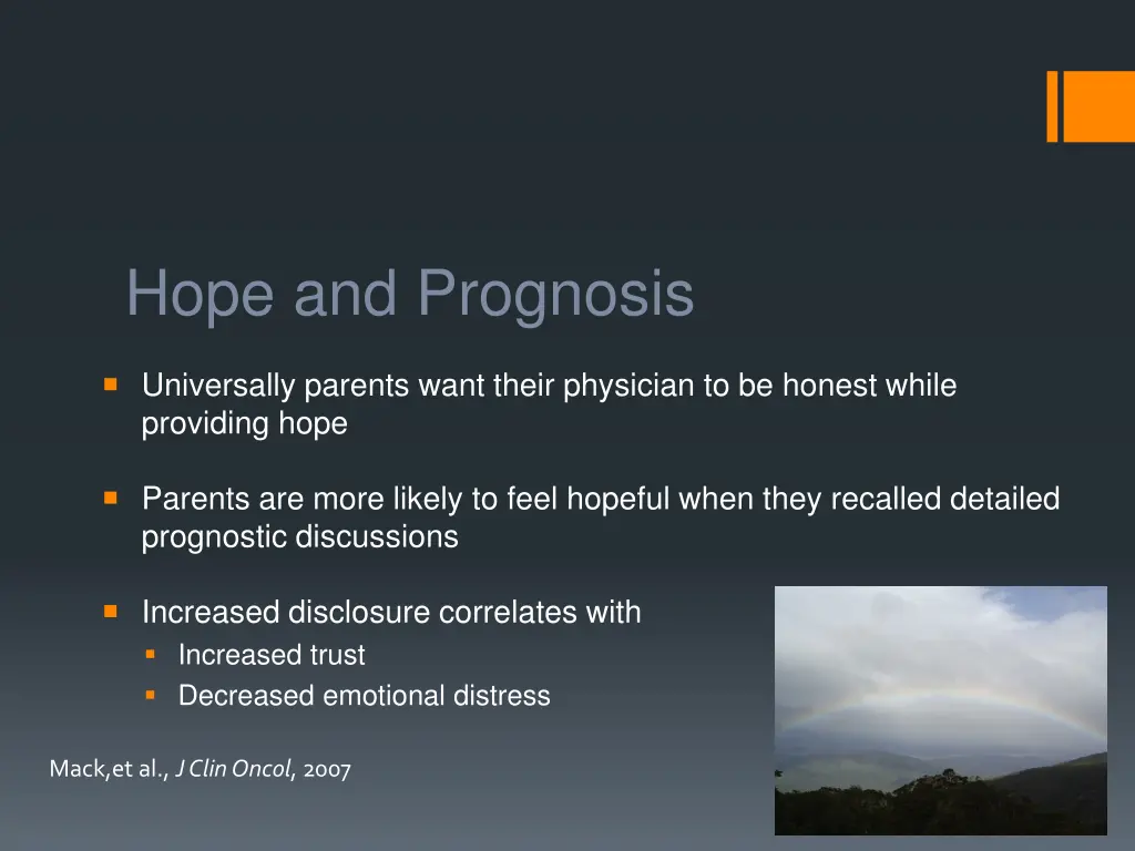hope and prognosis