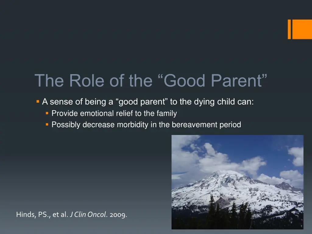 the role of the good parent