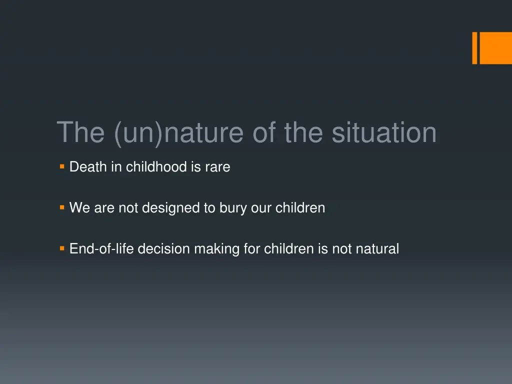 the un nature of the situation
