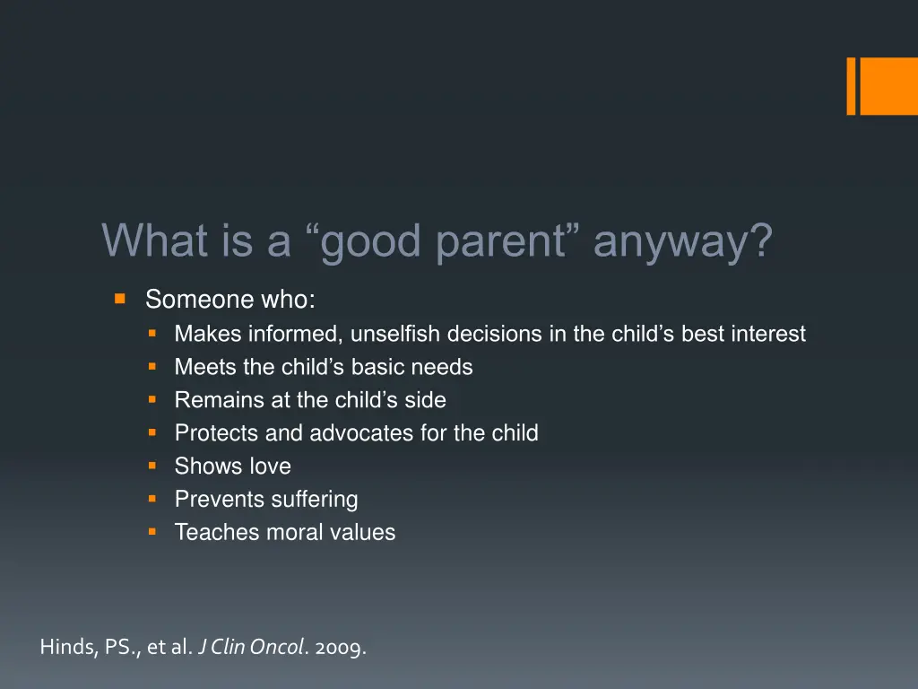 what is a good parent anyway