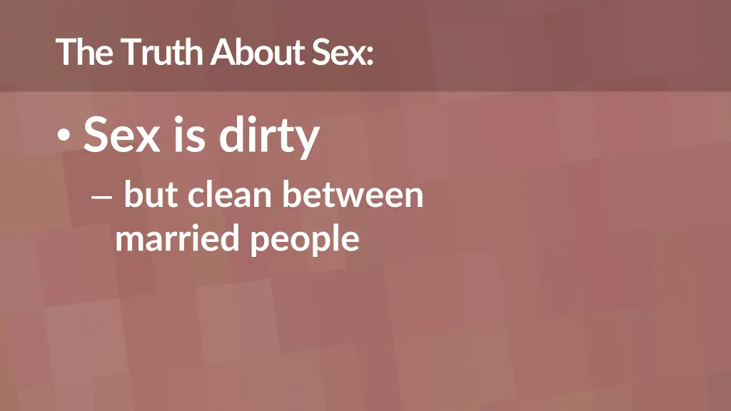 the truth about sex 2