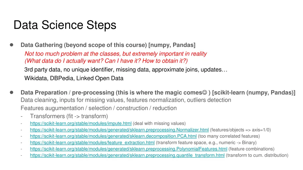data science steps 1