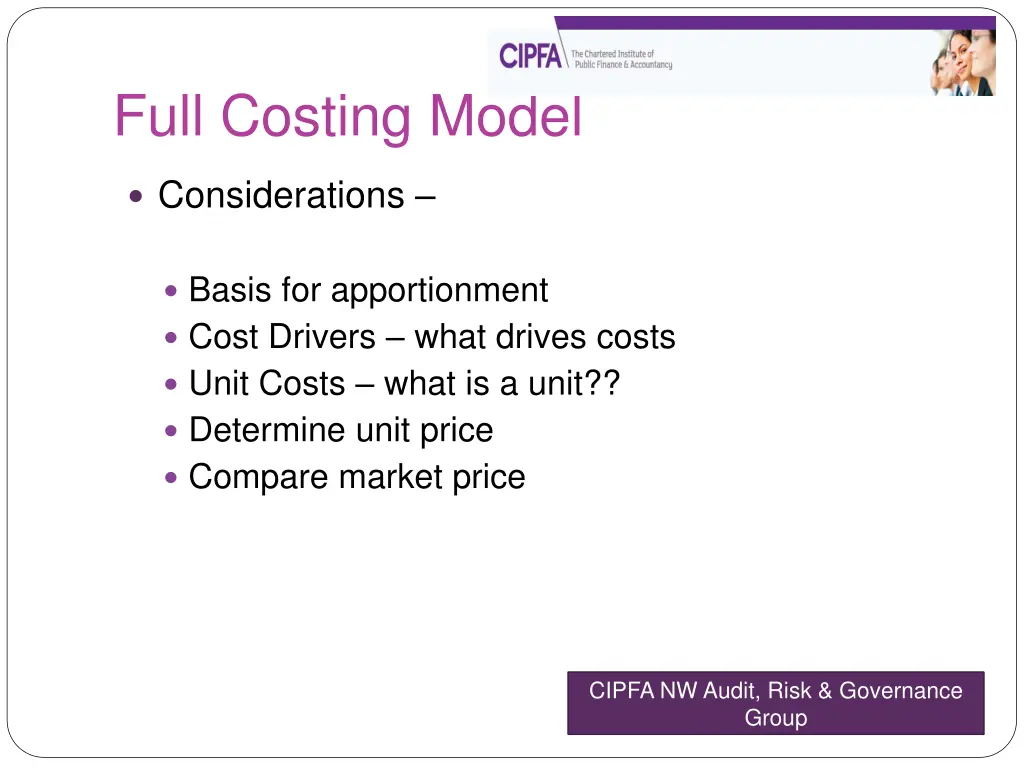 full costing model 2