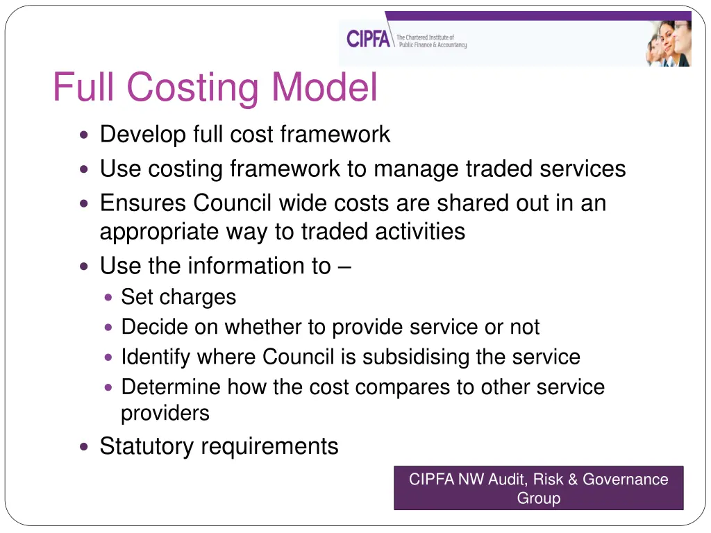 full costing model