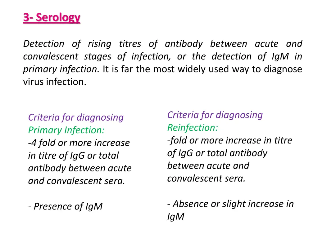 3 serology