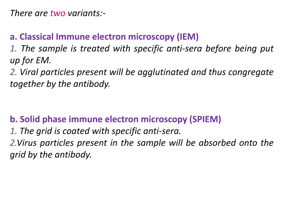 there are two variants
