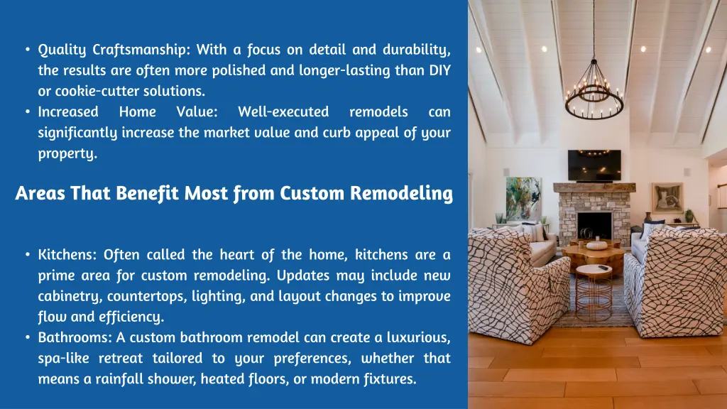 quality craftsmanship with a focus on detail