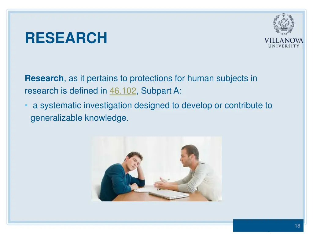research