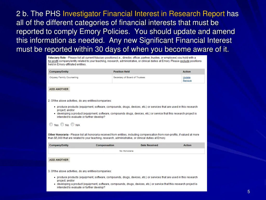 2 b the phs investigator financial interest