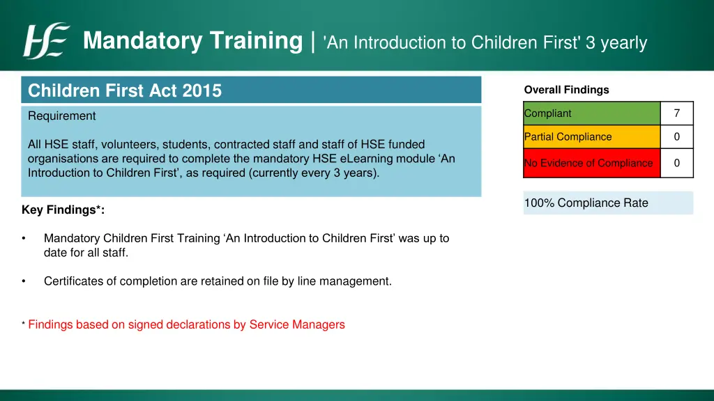 mandatory training an introduction to children