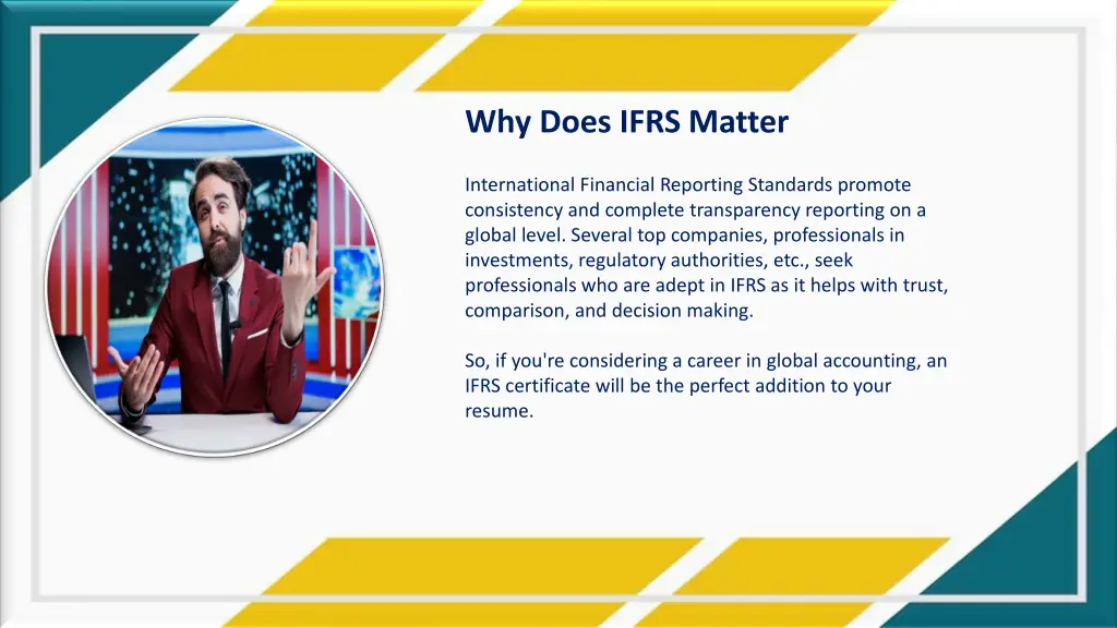 why does ifrs matter