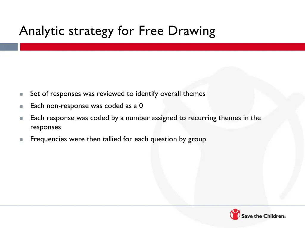 analytic strategy for free drawing