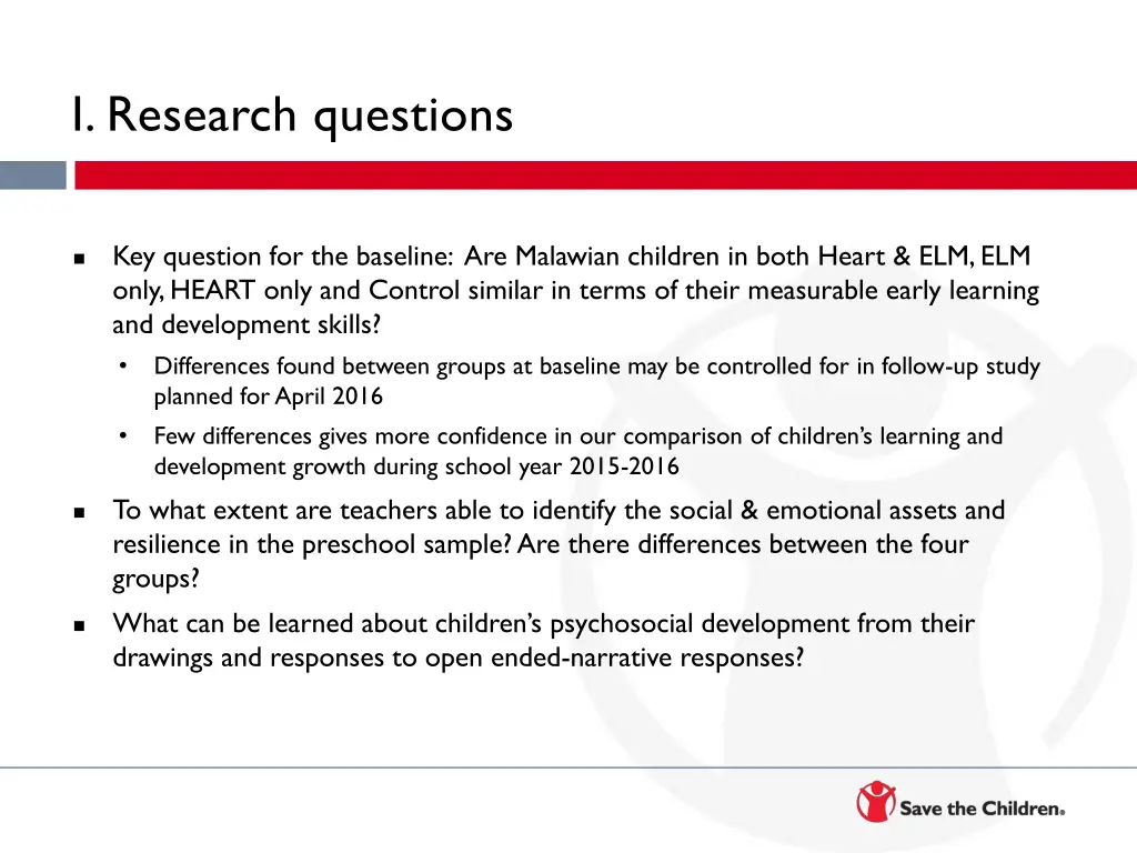i research questions