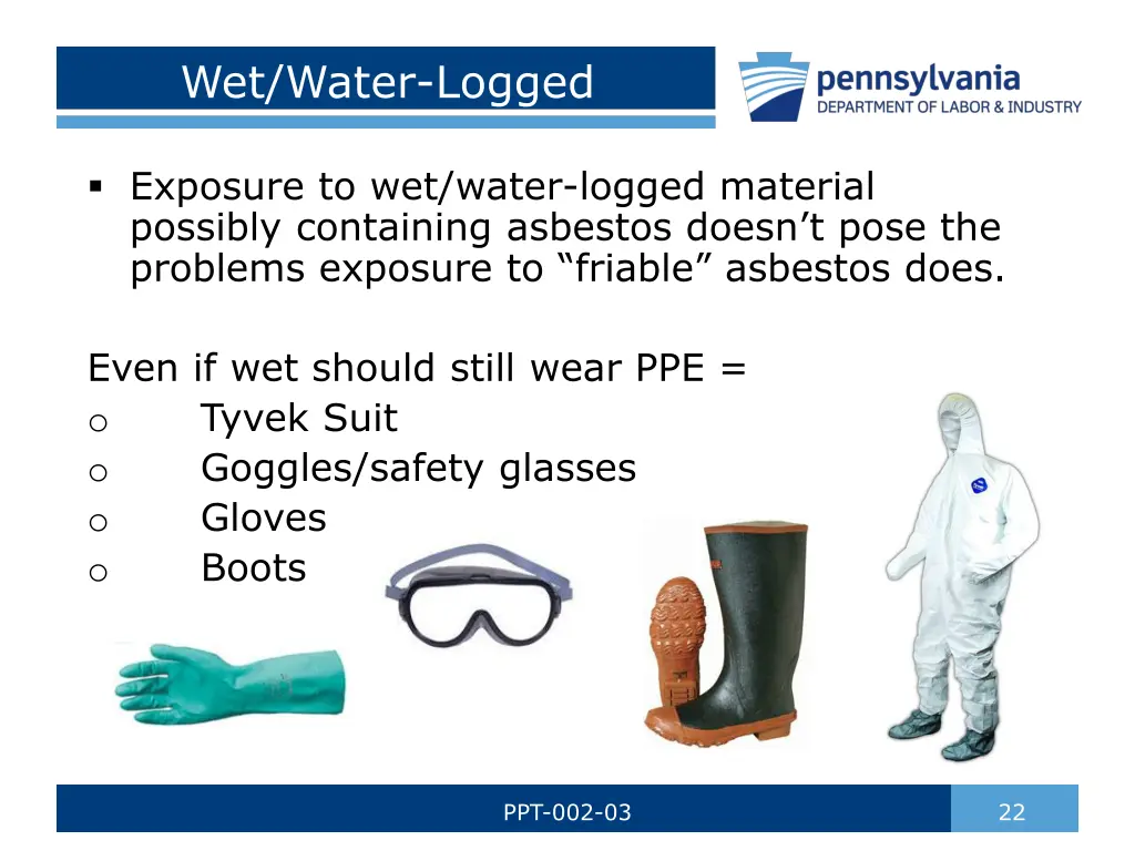 wet water logged