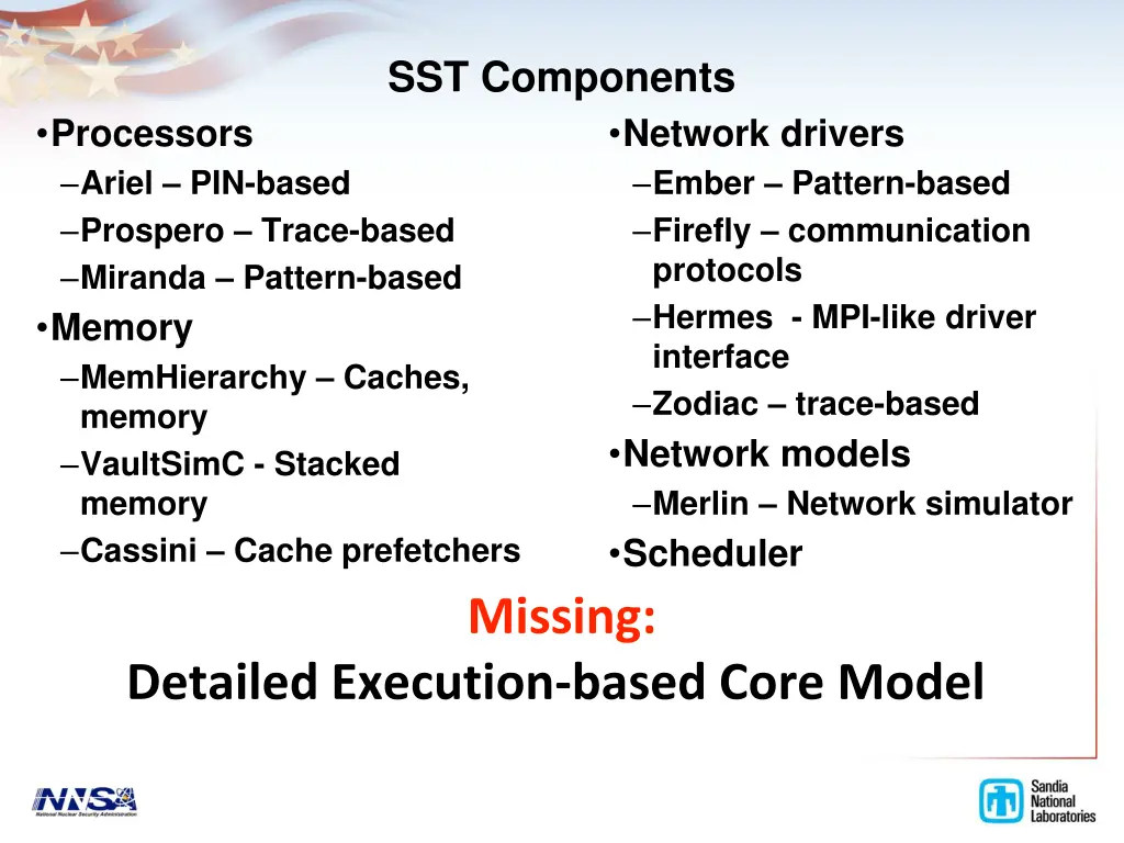 sst components