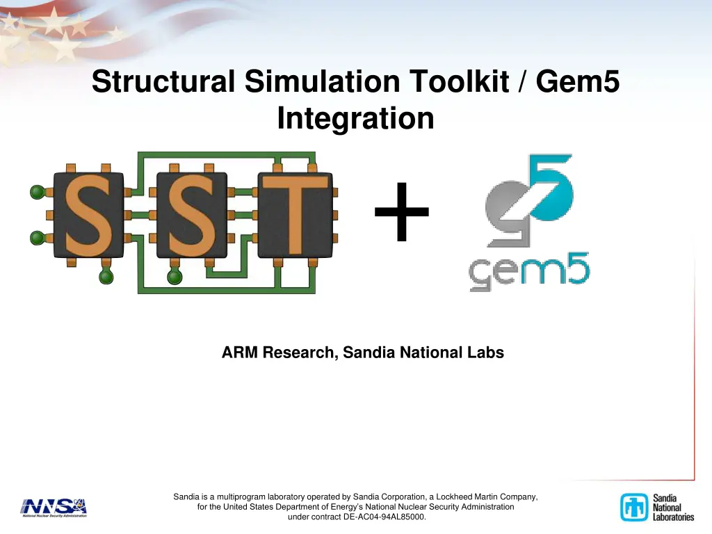 structural simulation toolkit gem5 integration