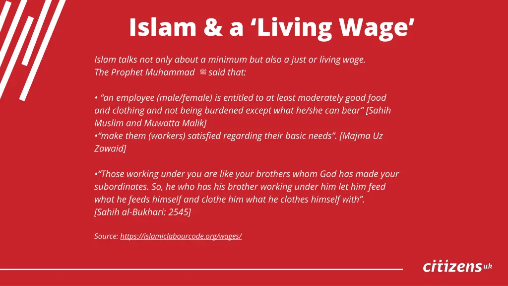 islam a living wage