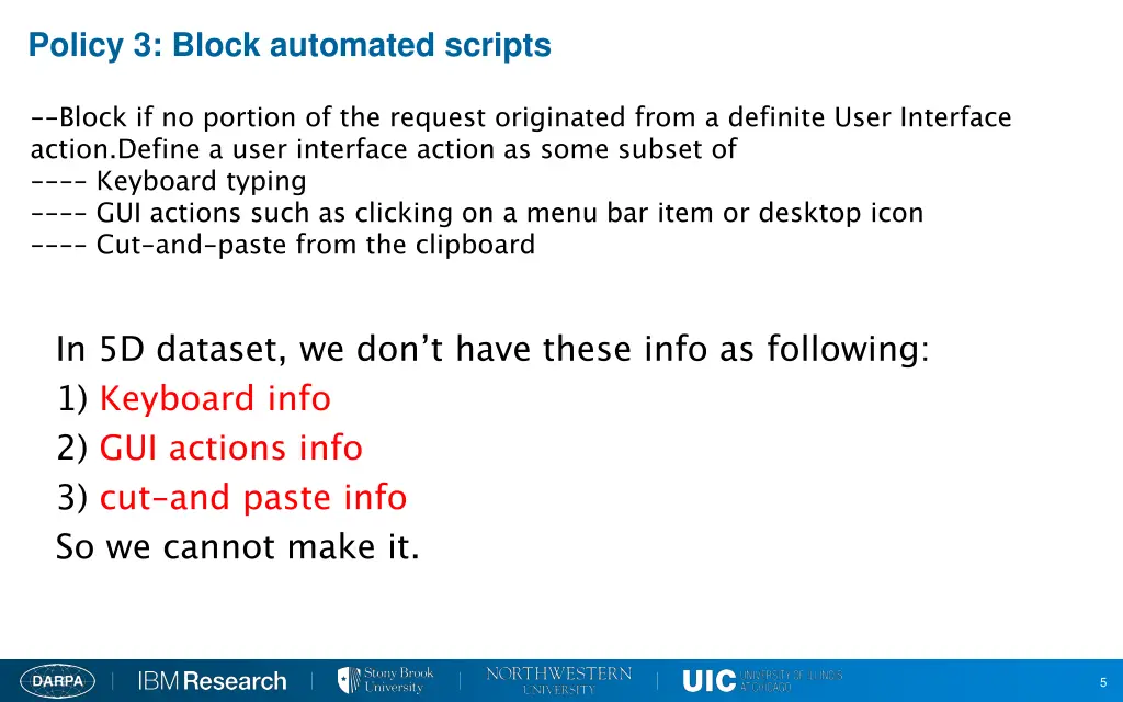 policy 3 block automated scripts