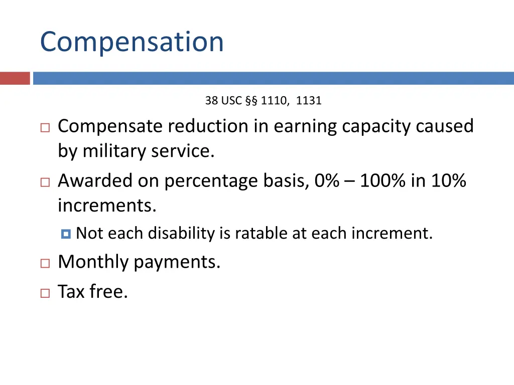 compensation