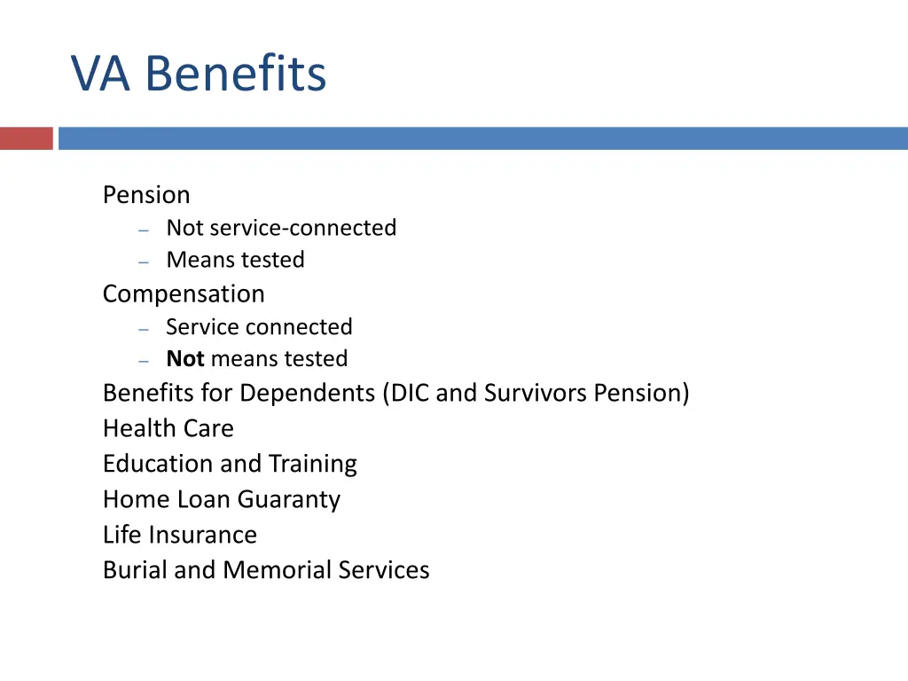 va benefits