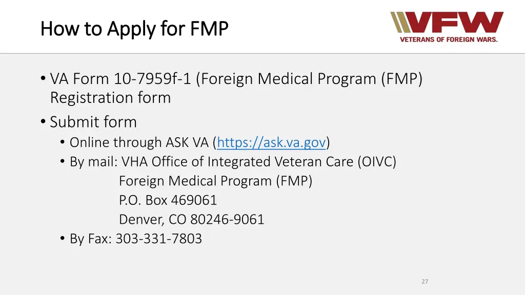 how to apply for fmp how to apply for fmp
