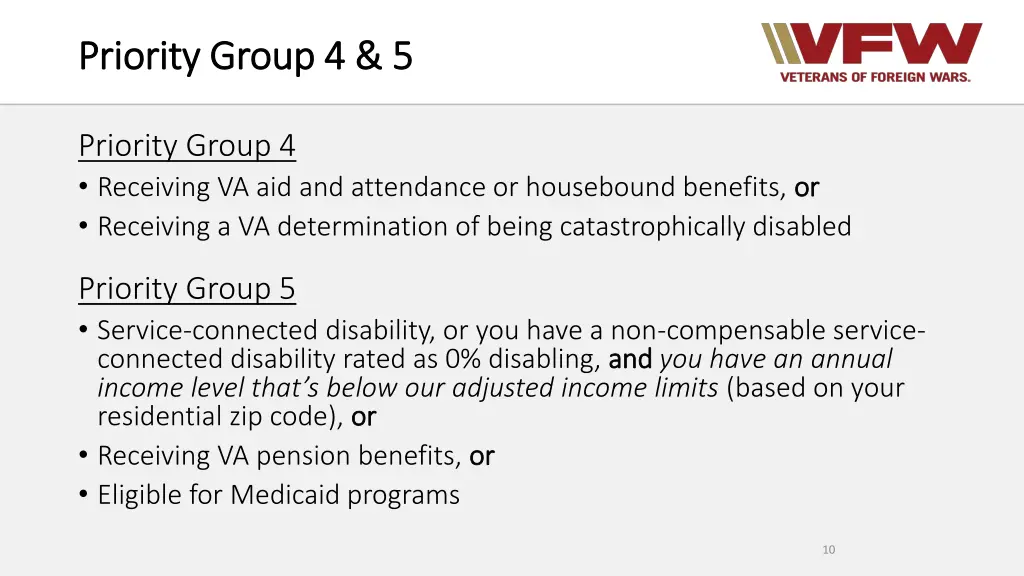 priority group 4 5 priority group 4 5