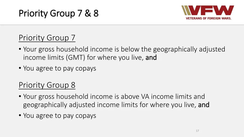 priority group 7 8 priority group 7 8