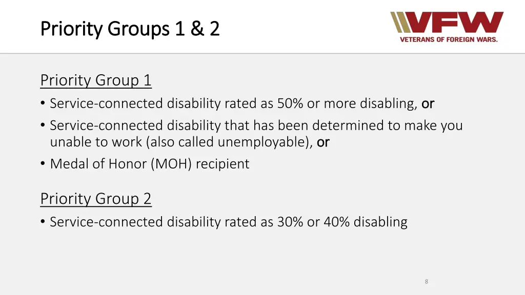 priority groups 1 2 priority groups 1 2