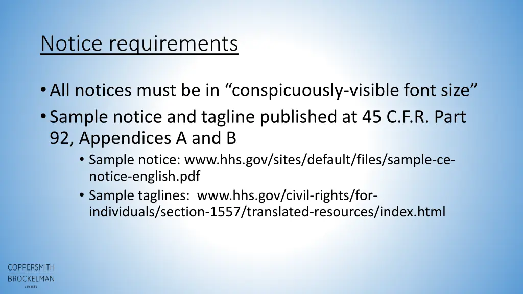 notice requirements 4