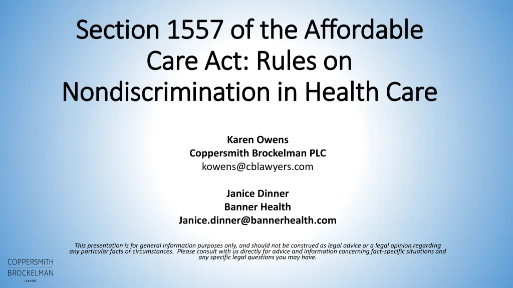 section 1557 of the affordable section 1557