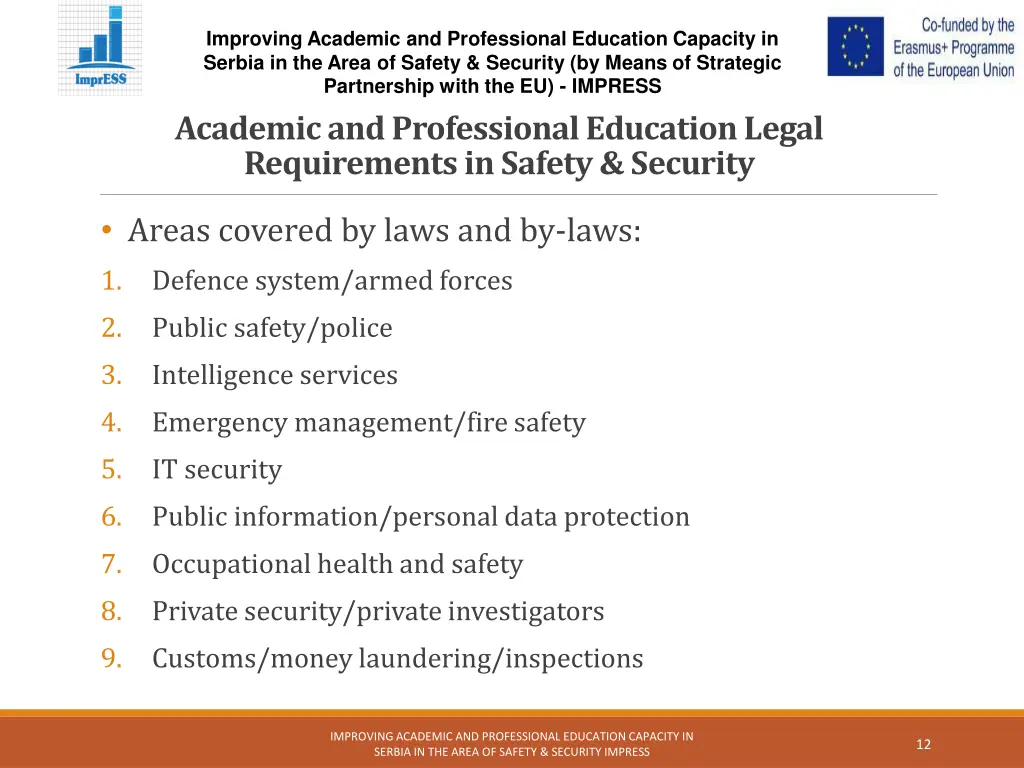 improving academic and professional education 11