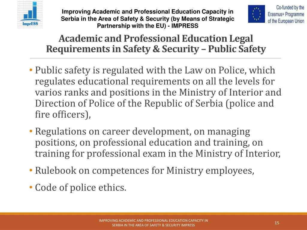 improving academic and professional education 14